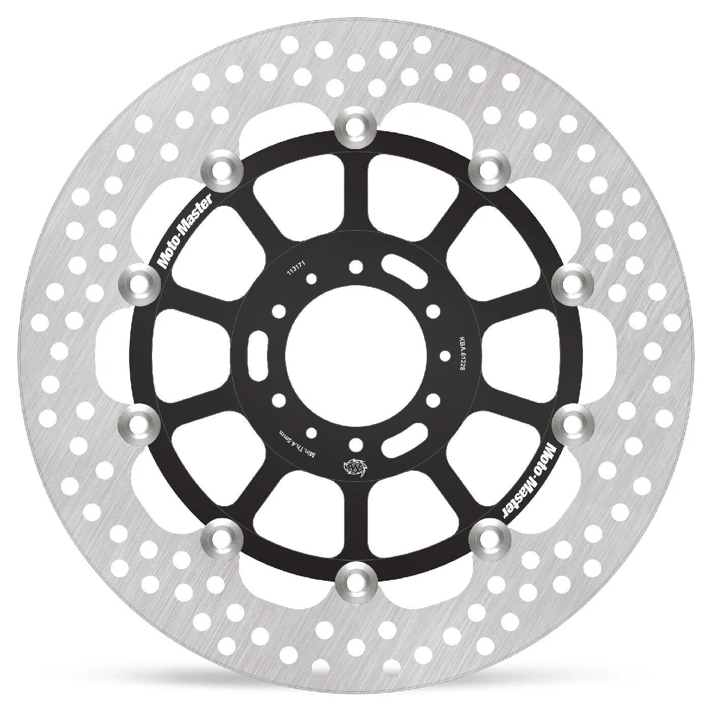 Moto-master Halo Series Floating Brake Rotor - 296mm - Front