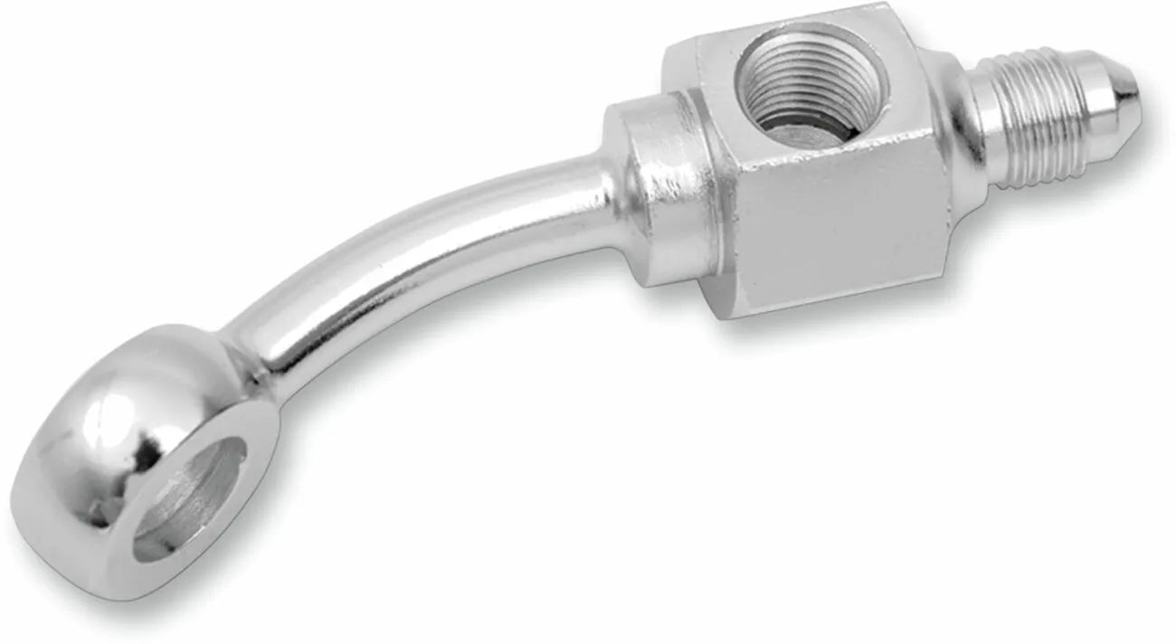 Drag Specialties Chrome Steel Banjo Fitting