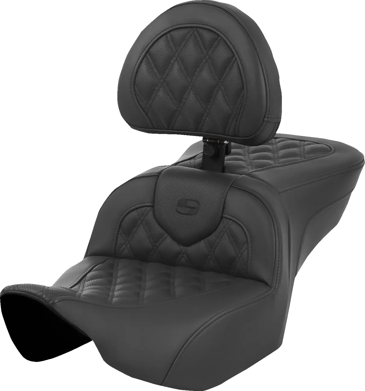 Saddlemen Roadsofa Lattice Stitch Seat - For Harley Davidson