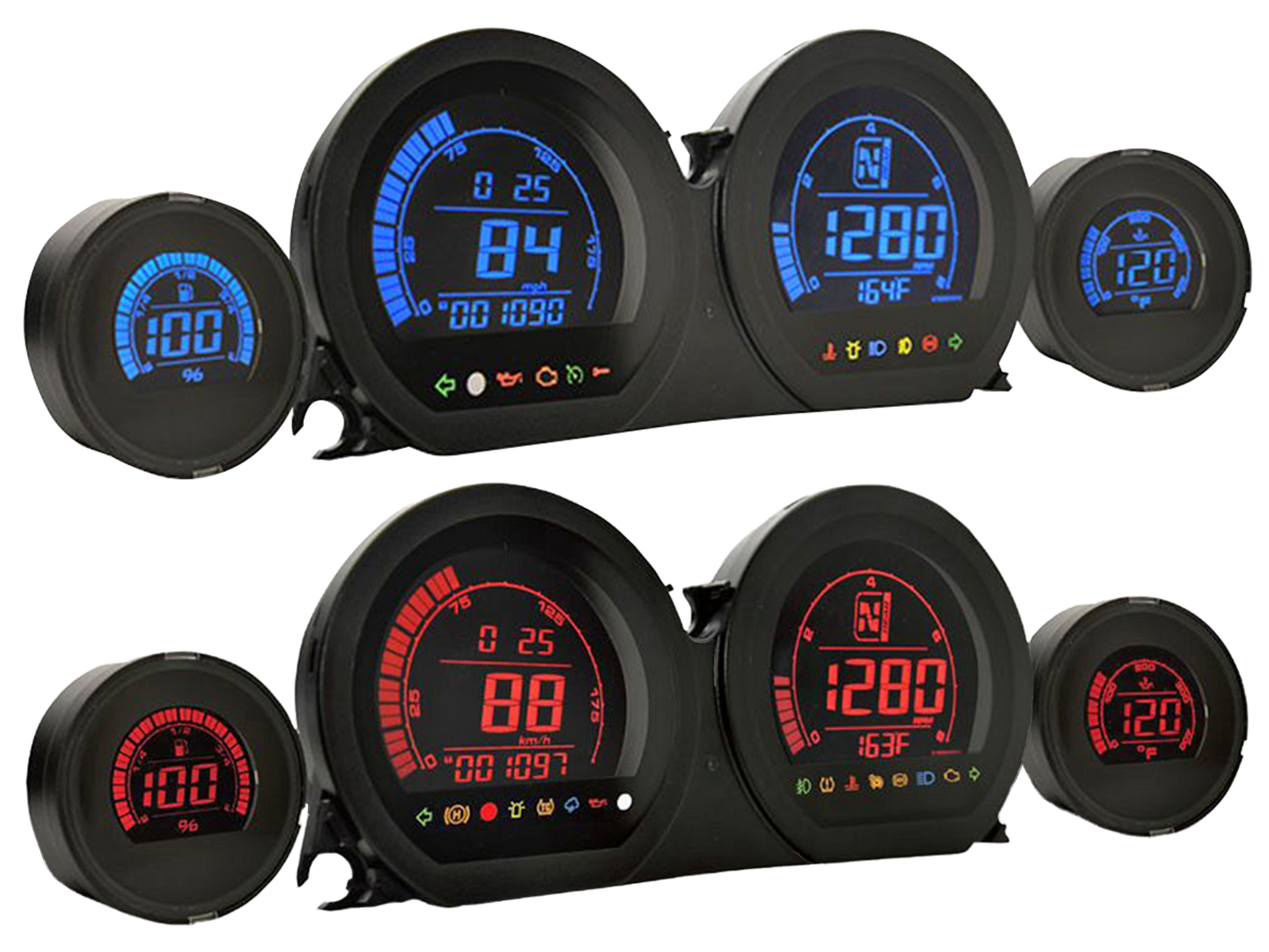 Koso HD-03 Set Touring 2014-2023 – Gauges & Dashes