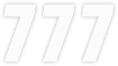 Factory Effex Number Stickers 7 White 6"