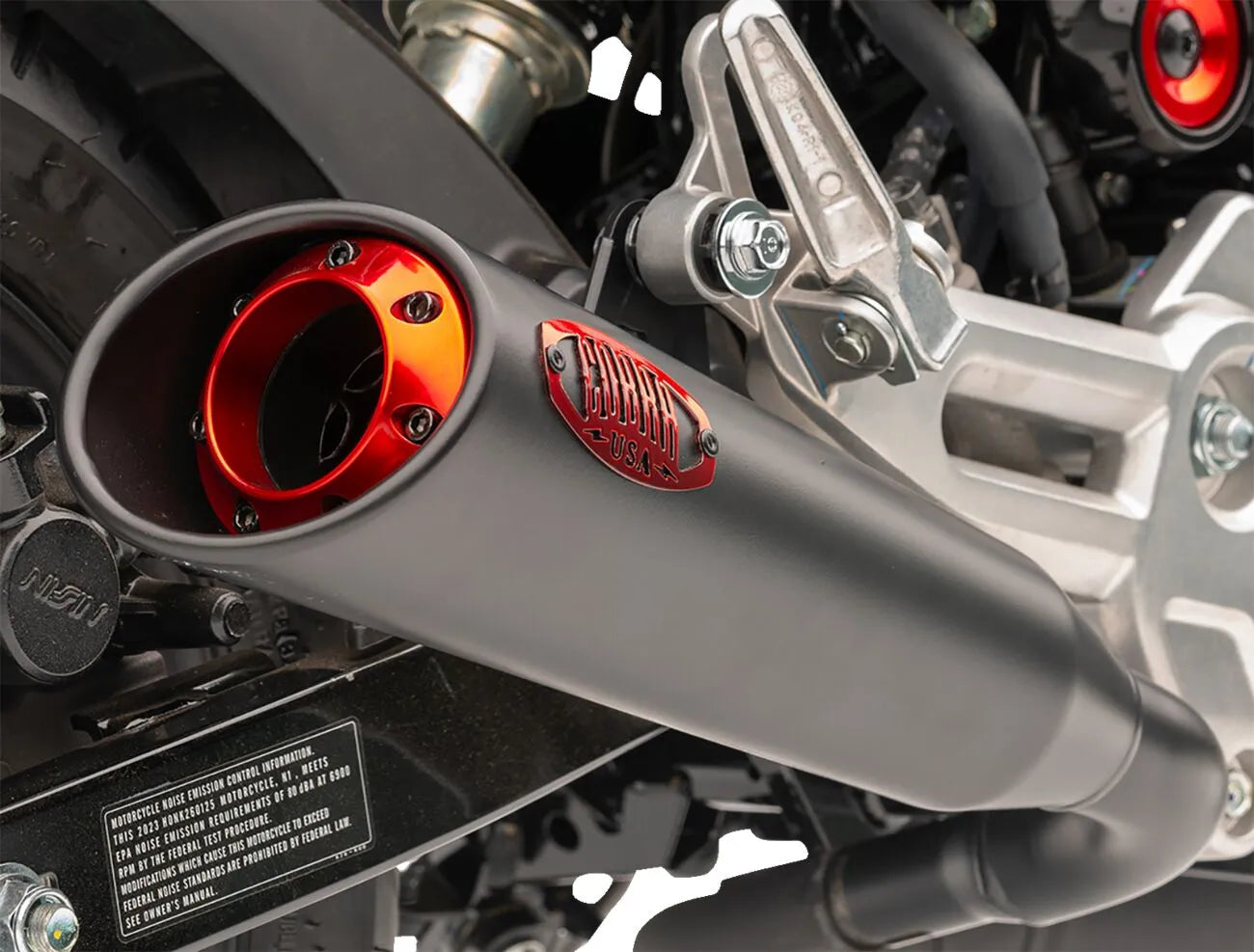 Cobra Red Tip Slip-on Muffler