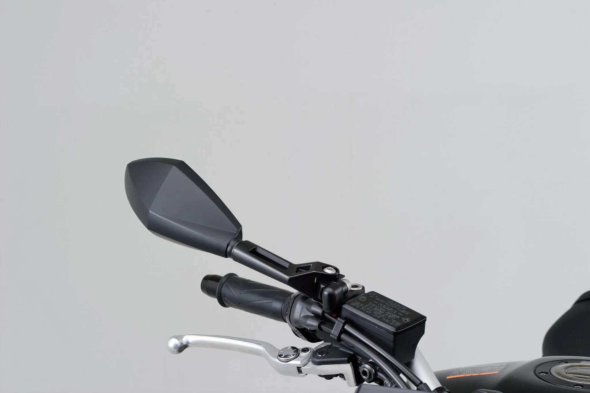 Daytona Aluminum Abs Mirror - Black