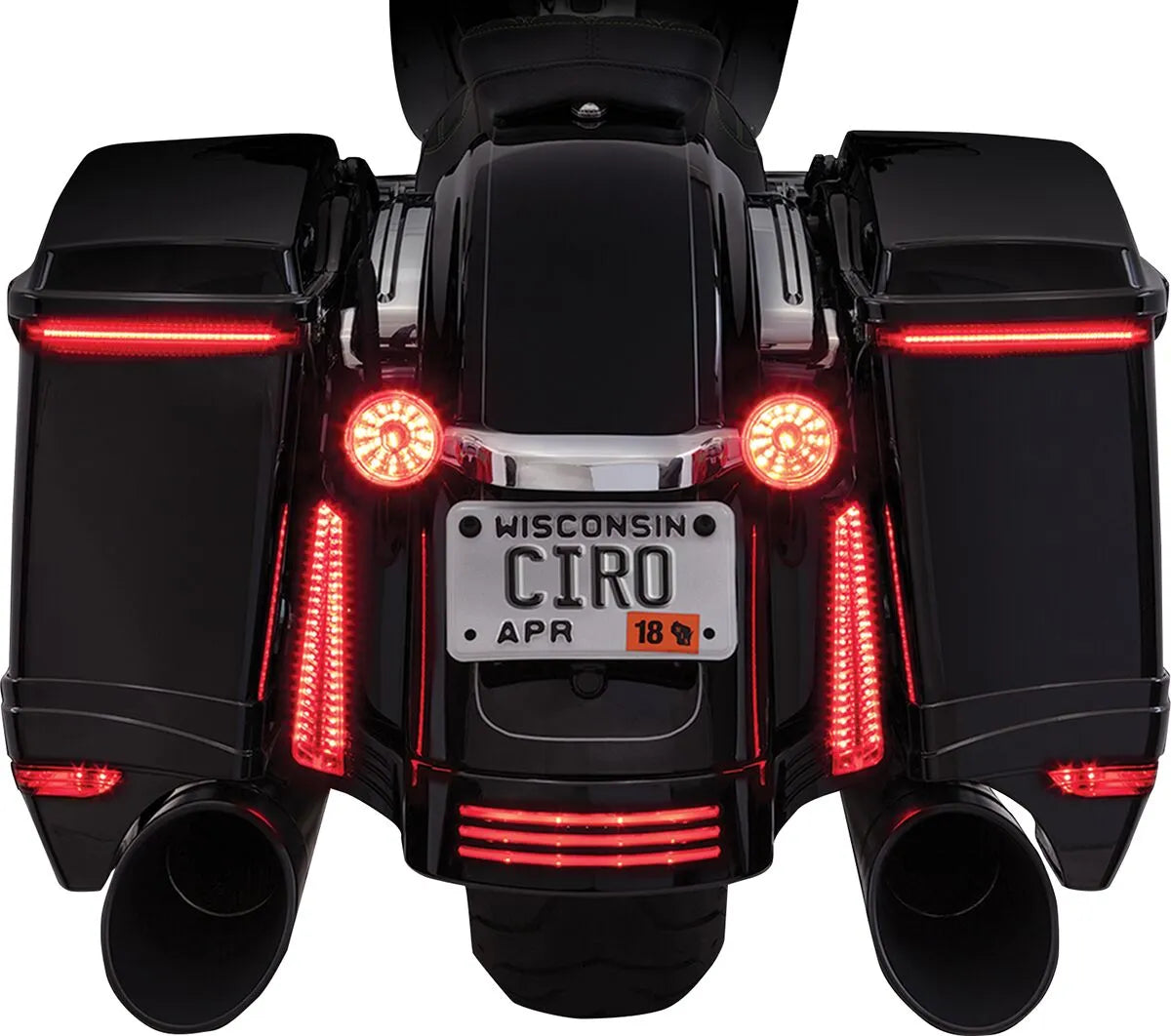 Ciro Bag Blades Led Accent Lights - Smoked Lens