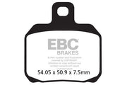 Ebc Vee Semi-sintered Brake Pads - Front & Rear