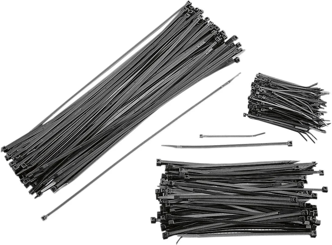 Parts Unlimited Cable Ties 4" Black 100-Pack