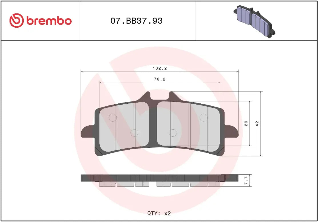 Brembo Genuine Sinter Prime Line Brake Pads