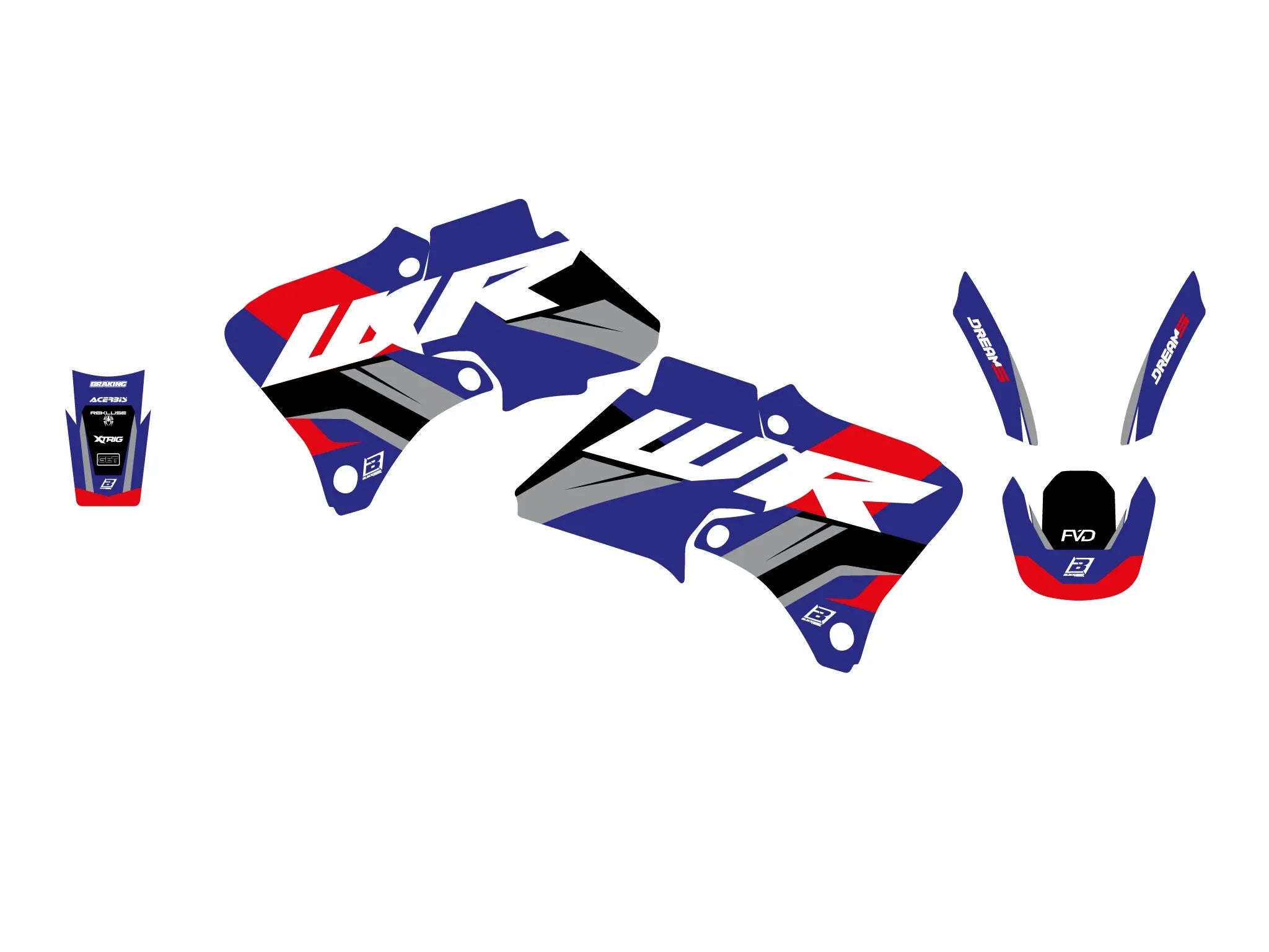 Blackbird Racing Dream 5 Graphic Kit For Yamaha
