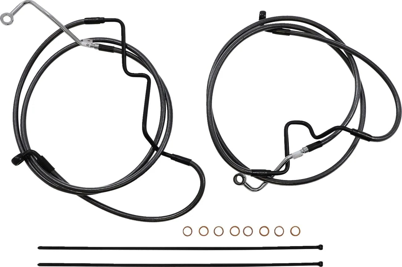 Magnum Shielding Black Pearl Handlebar Kit for 12-14" Ape Hangers