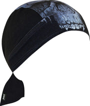 Zan Headgear SportFlex Midnight Skull Headwrap