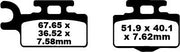 Ebc Tt Sport Carbon Fusion Brake Pads - Front