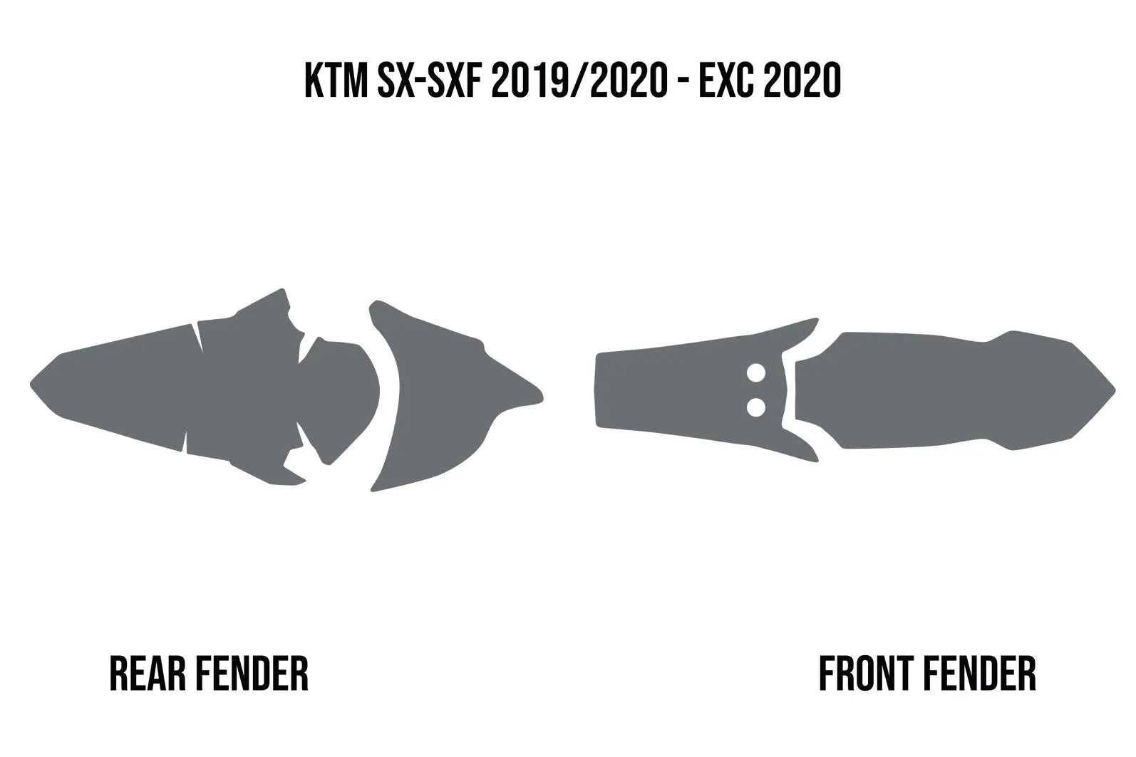 Twin Air Mud Deflector Foam Kit for Front & Rear