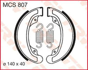 Trw Brake Shoes For Motorcycle - Organic Base - Rear