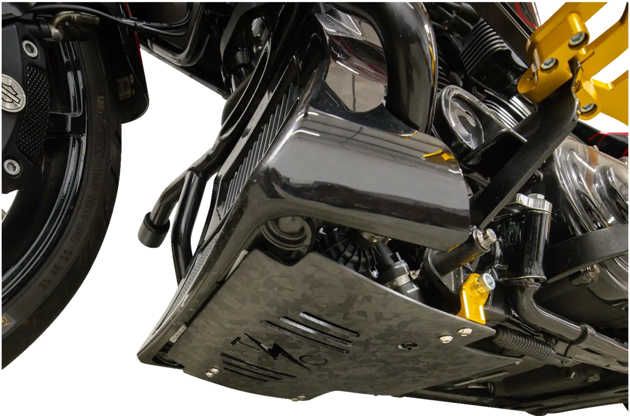 THRASHIN SUPPLY CO. Forged Carbon Fiber Skid Plate