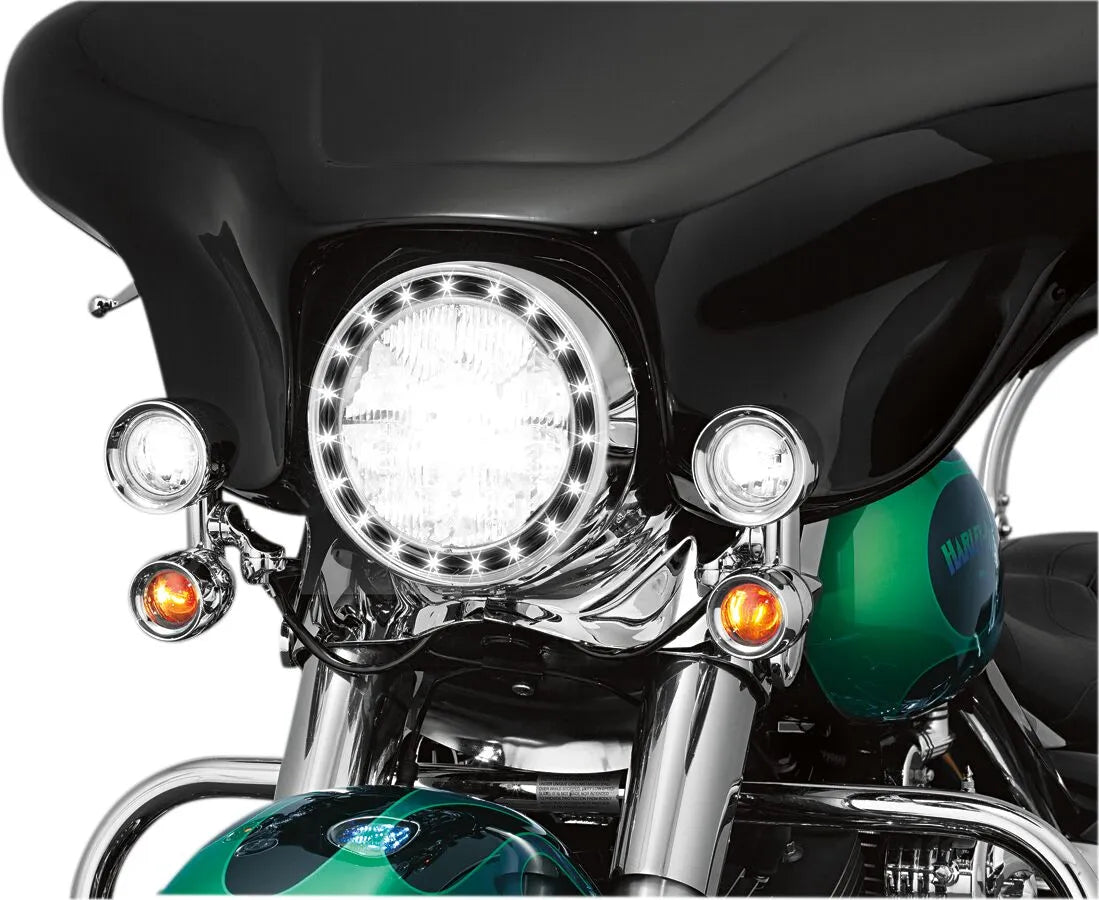 Kuryakyn Led Halo Headlight Trim Rings