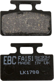 Ebc Organic Base Fa Brake Pads - Rear