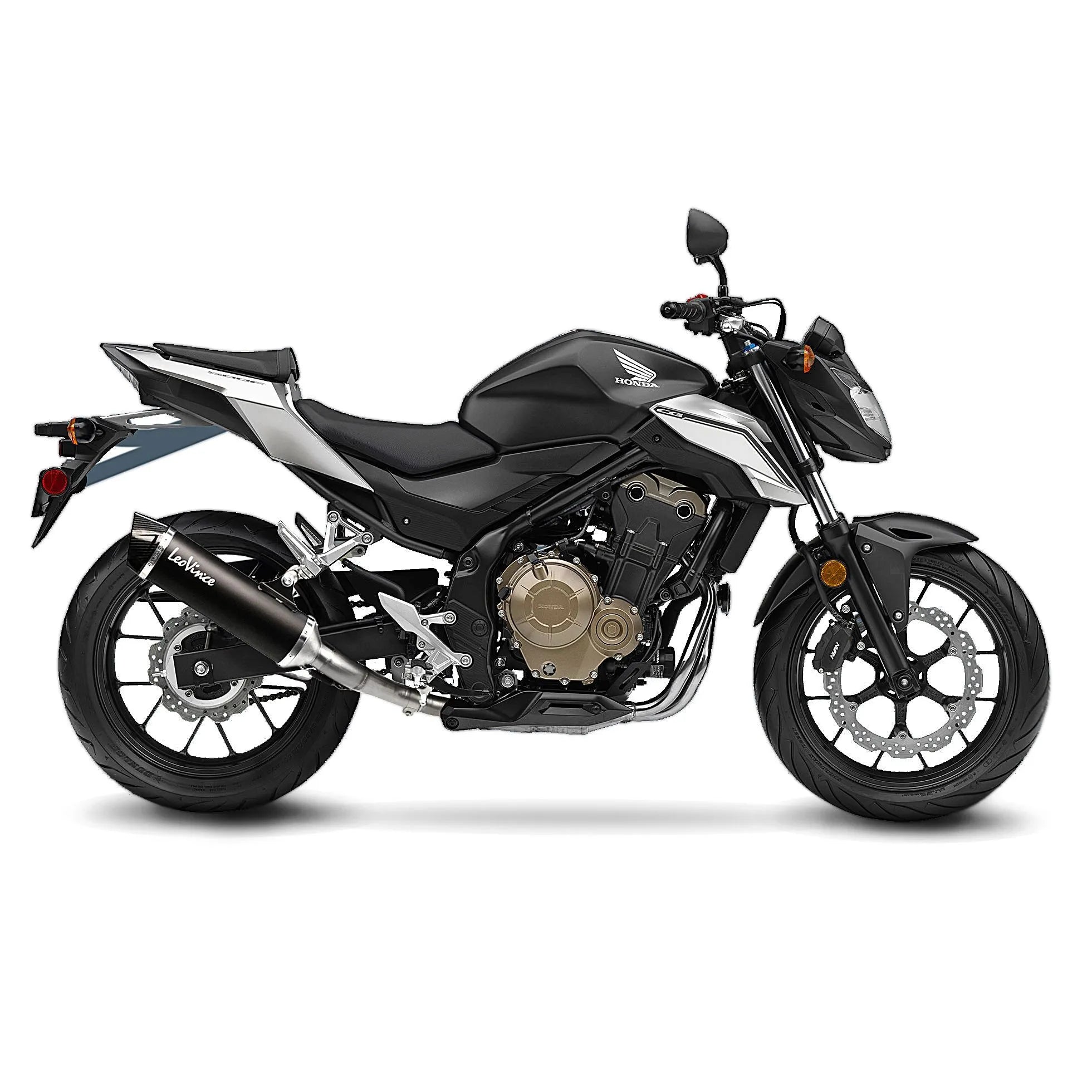 Leovince Nero Slip-on Muffler With Carbon End Cap - ECE Street Legal Approved
