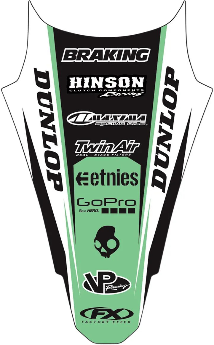 Factory Effex Rear Fender Kit For Kawasaki Kx/kxf