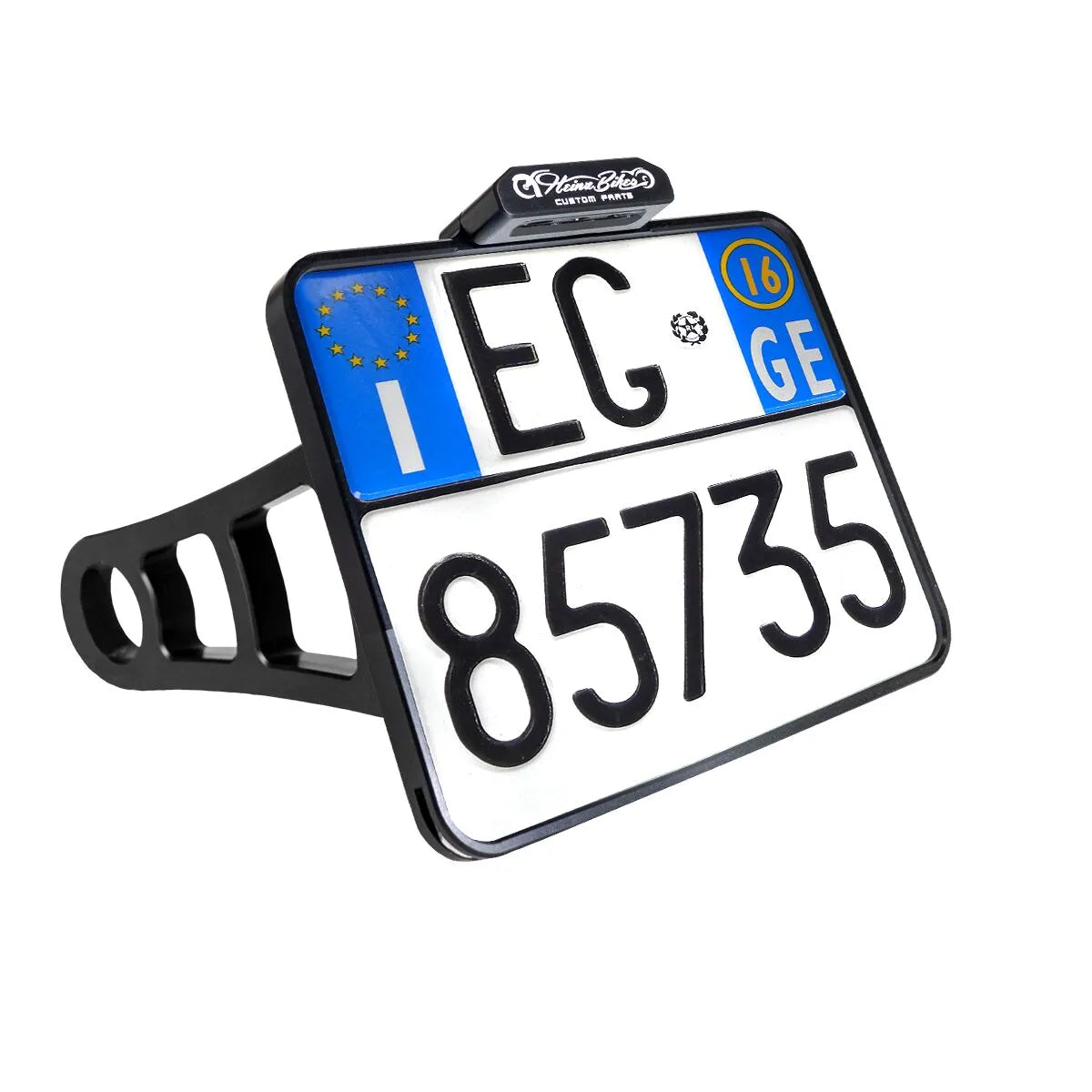 Heinz Bikes License Plate Side Mount For 1" Axles