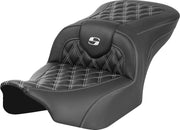 Saddlemen Roadsofa Lattice Stitch Seat - For Harley Davidson