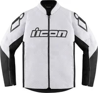 Icon Hooligan™ Jacket Foreet Sport Riding - Black/White