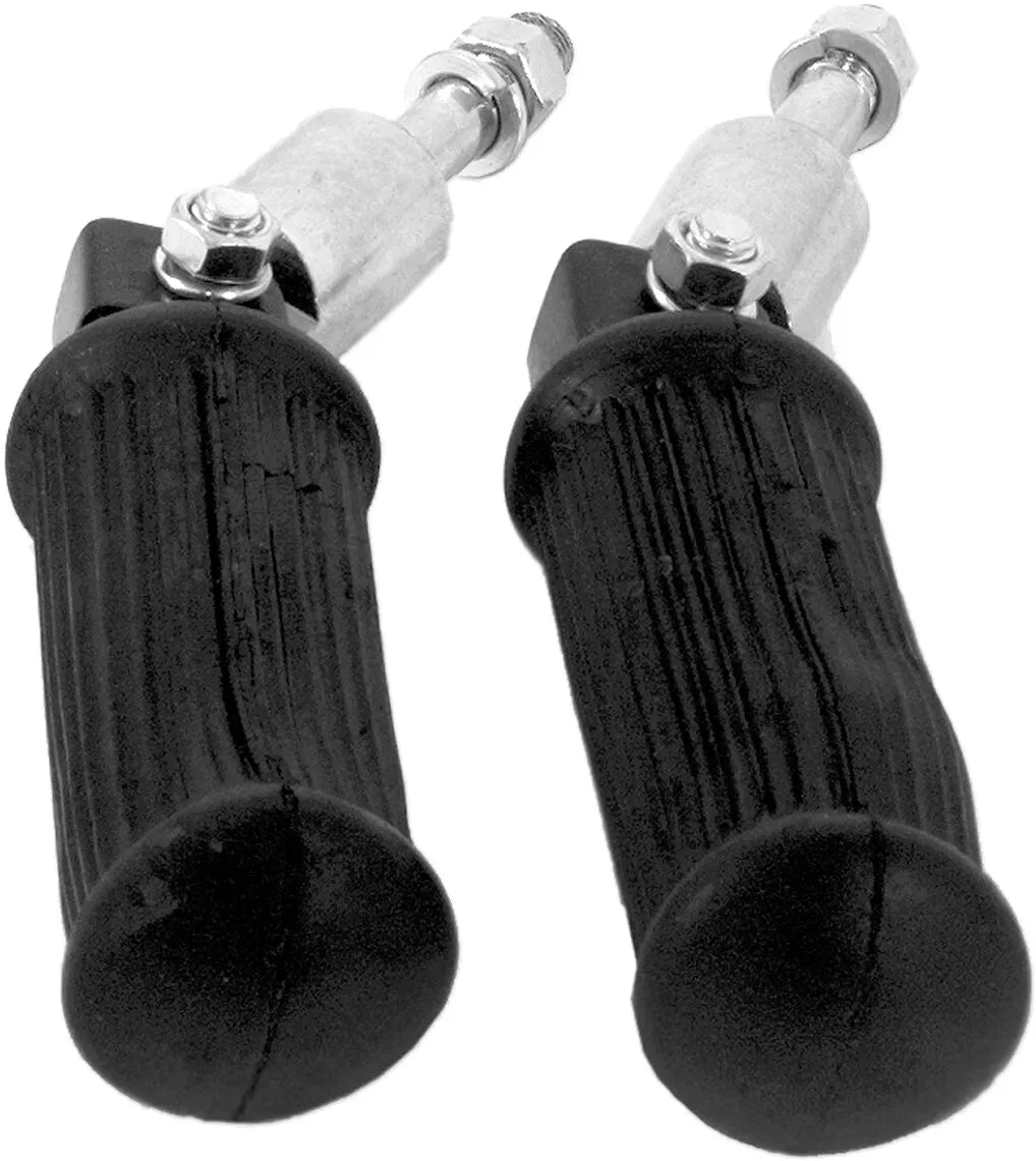 Emgo Universal Folding Foot Rests - 4" Rubberized