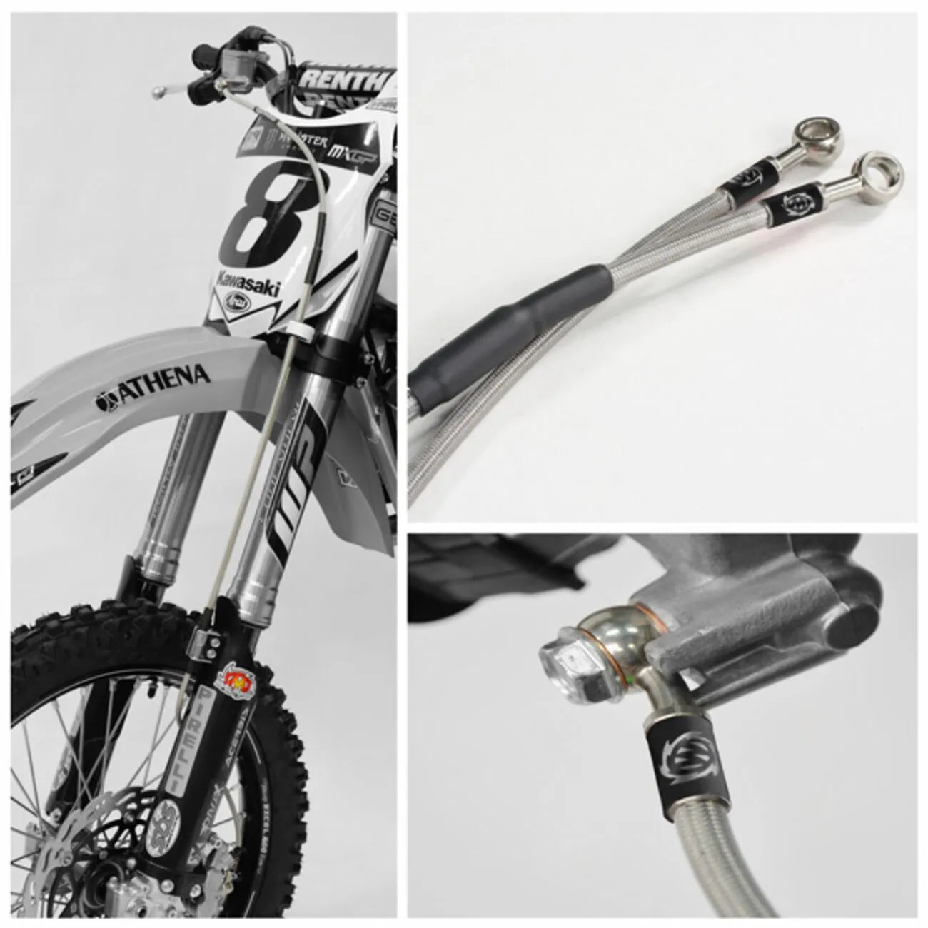 Moto-master Front Brake Line Oem Replacement
