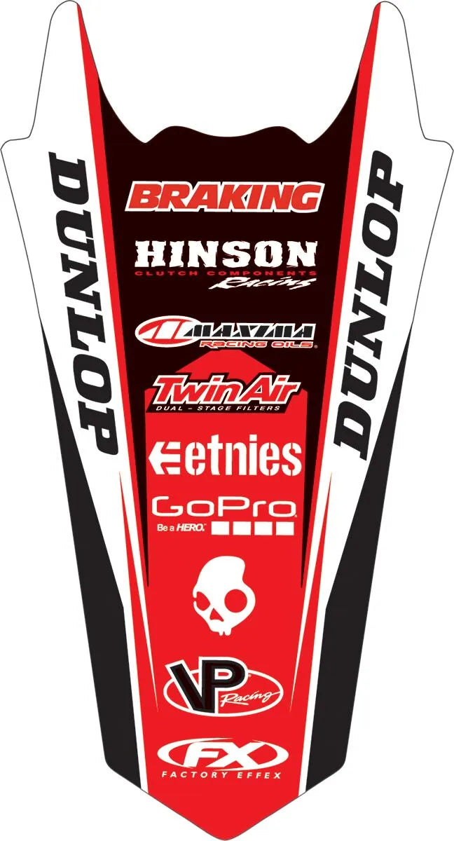 Factory Effex Rear Fender Kit For Honda Crf450r 2021-2024