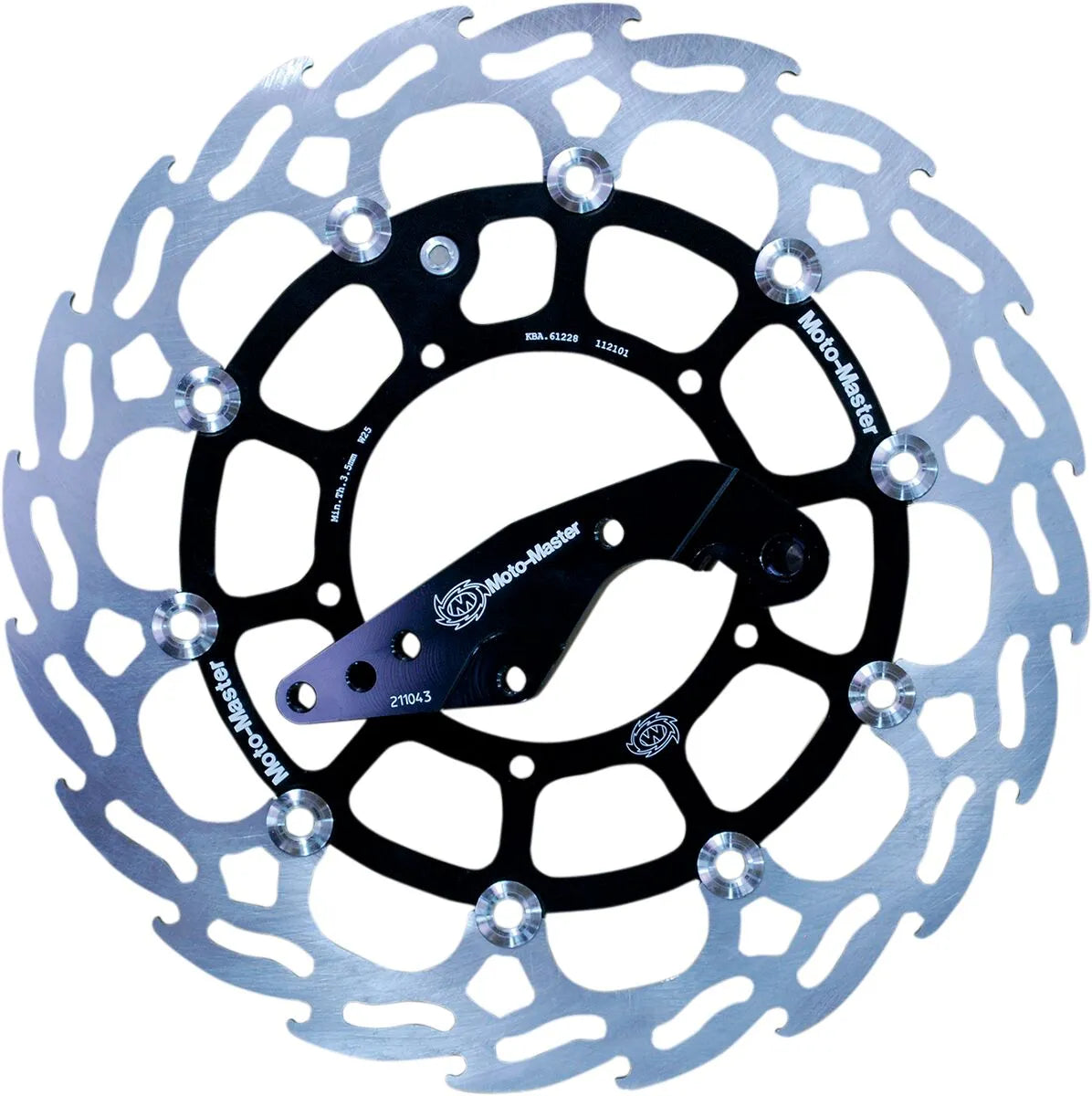 Moto-master Relocation Bracket For 298 Mm Front Disk