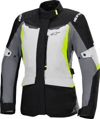 Alpinestars Stella St-1 Waterproof Jacket - Black/Gray/Fluorescent Yellow