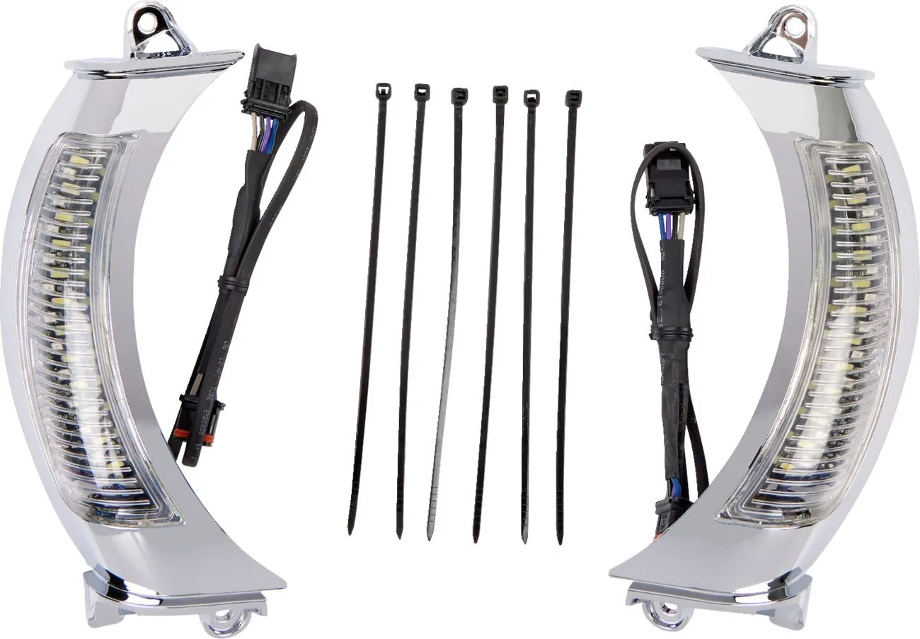 Ciro Fang® Headlight Bezels - Led Accent Lights