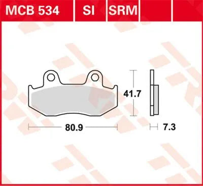 Trw All Round Sintered Metal Brake Pads - Front