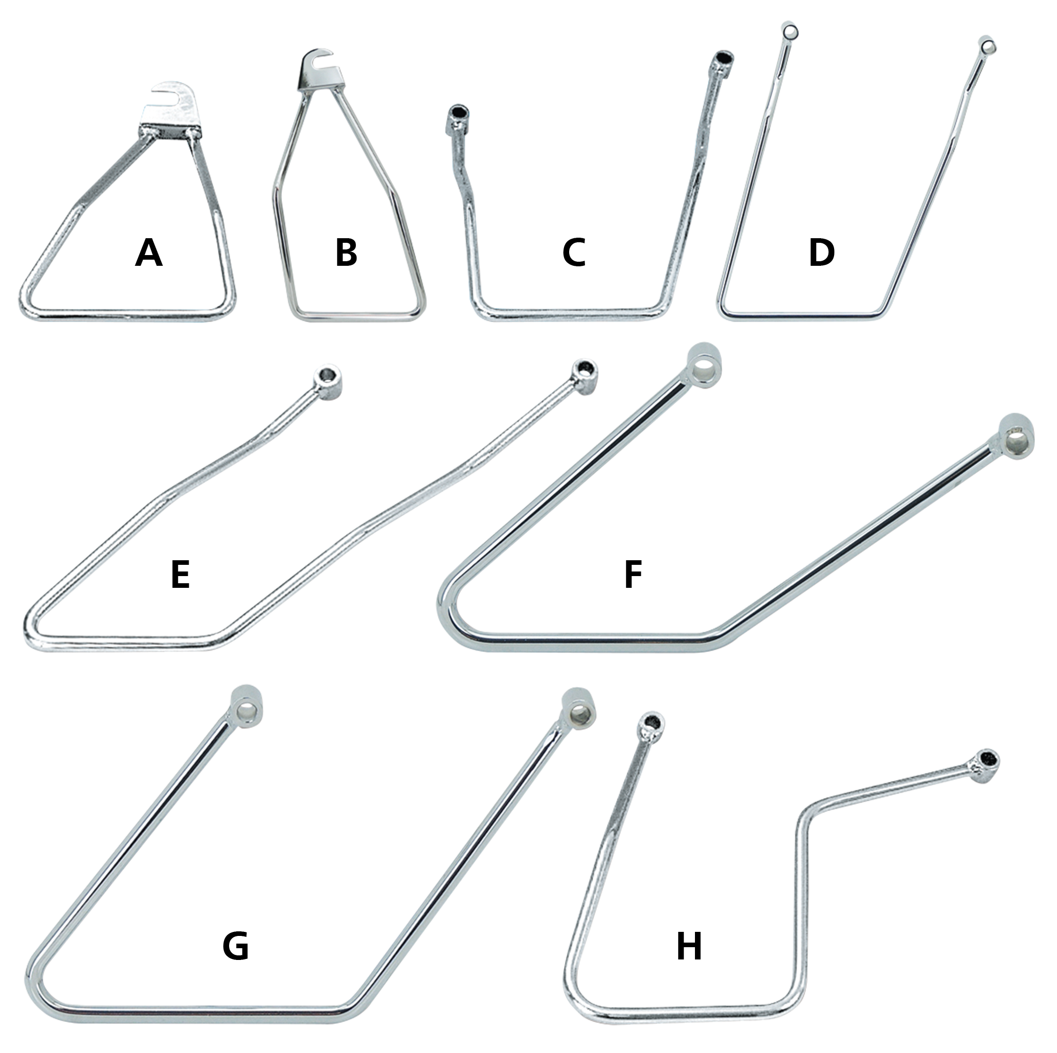 Zodiac Chrome Saddlebag Supports – Luggage