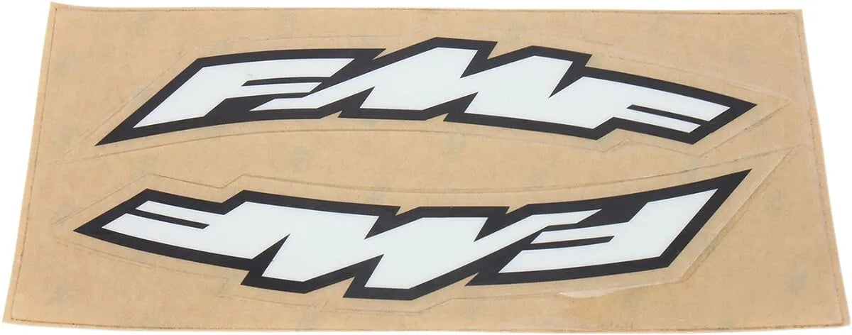 Fmf Fender/trailer Decal Stickers - Black & White