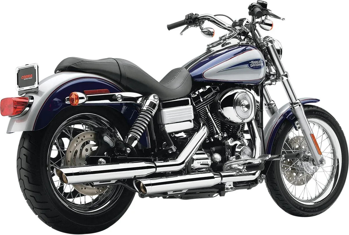Cobra 3" Slashcut Slip-on Mufflers For Enhanced Performance