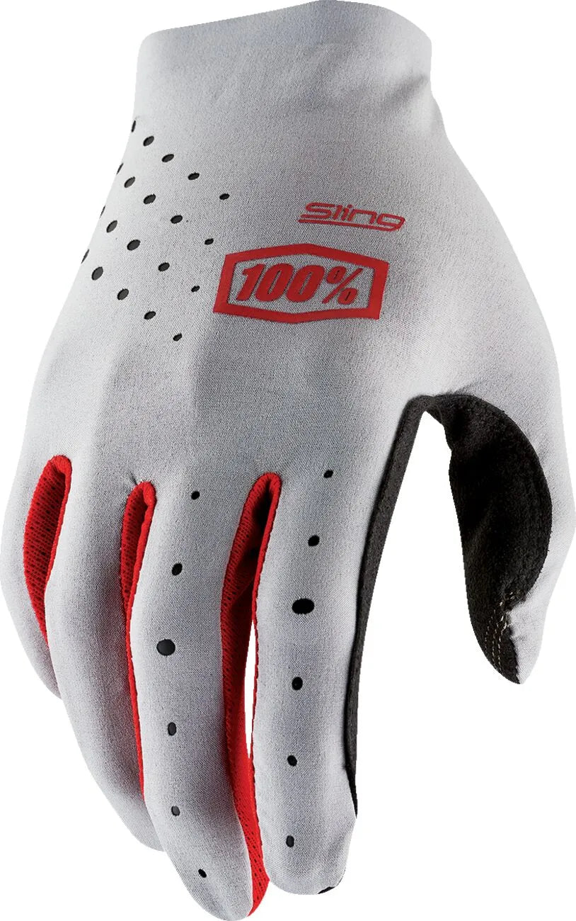 100% Sling Mx Gloves - Black/Gray/Red