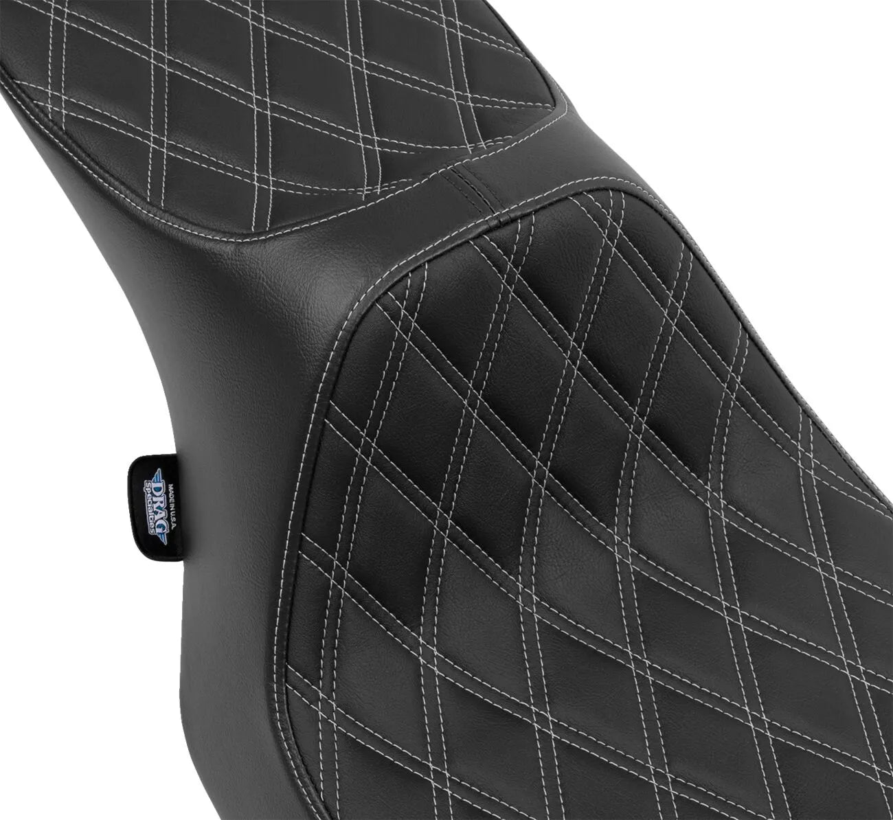 2-Up Drag Specialties Predator Iii Seat - For Harley Davidson