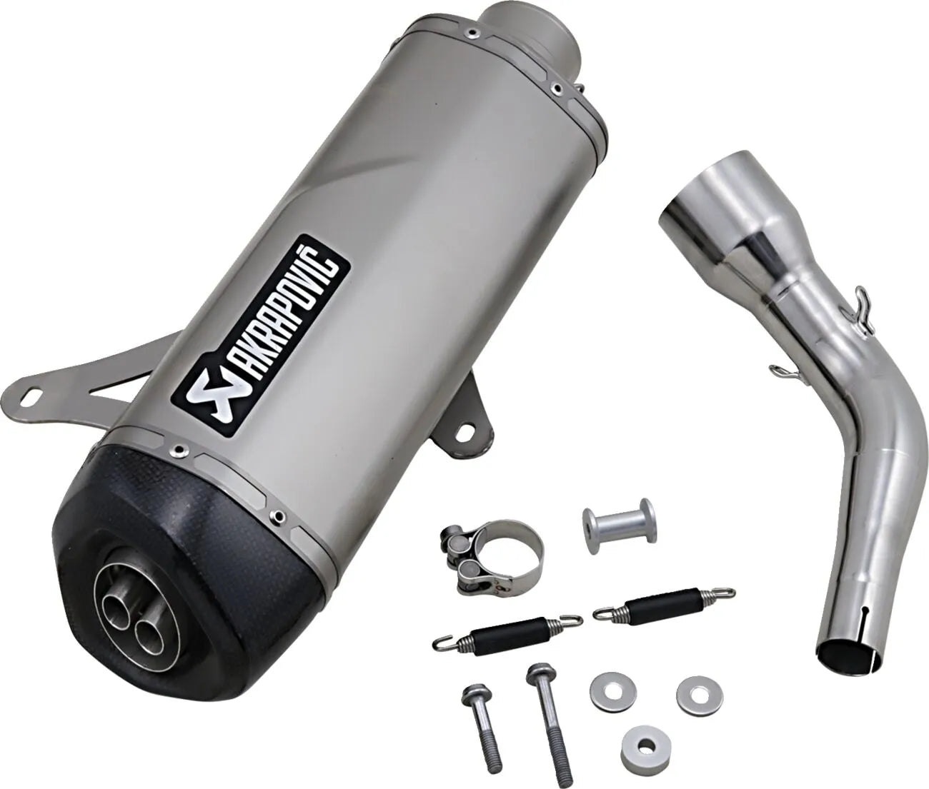 Akrapovic Stainless Steel Slip-on Muffler For Scooters
