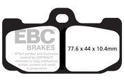 Ebc Gpfa Race Sintered Brake Pads For Race Track Use