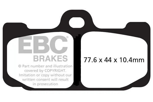 Ebc Gpfa Race Sintered Brake Pads For Race Track Use