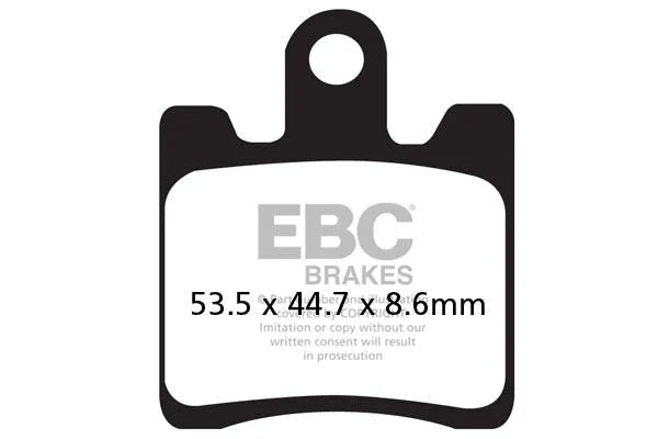 Ebc Sfac Carbon Series Scooter Brake Pads - High Durability