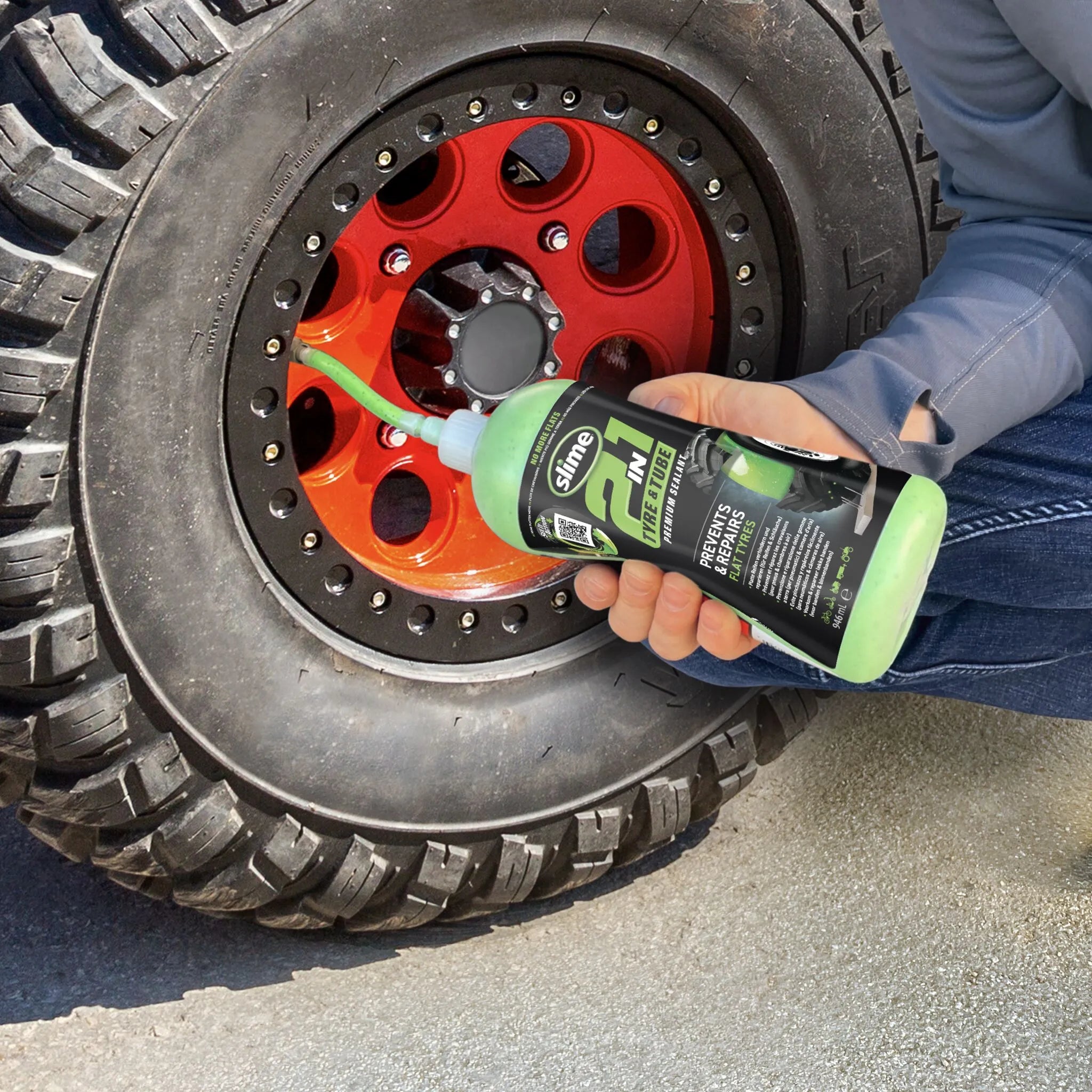 Slime 2-in-1 Tire And Tube Sealant For Off-road Use