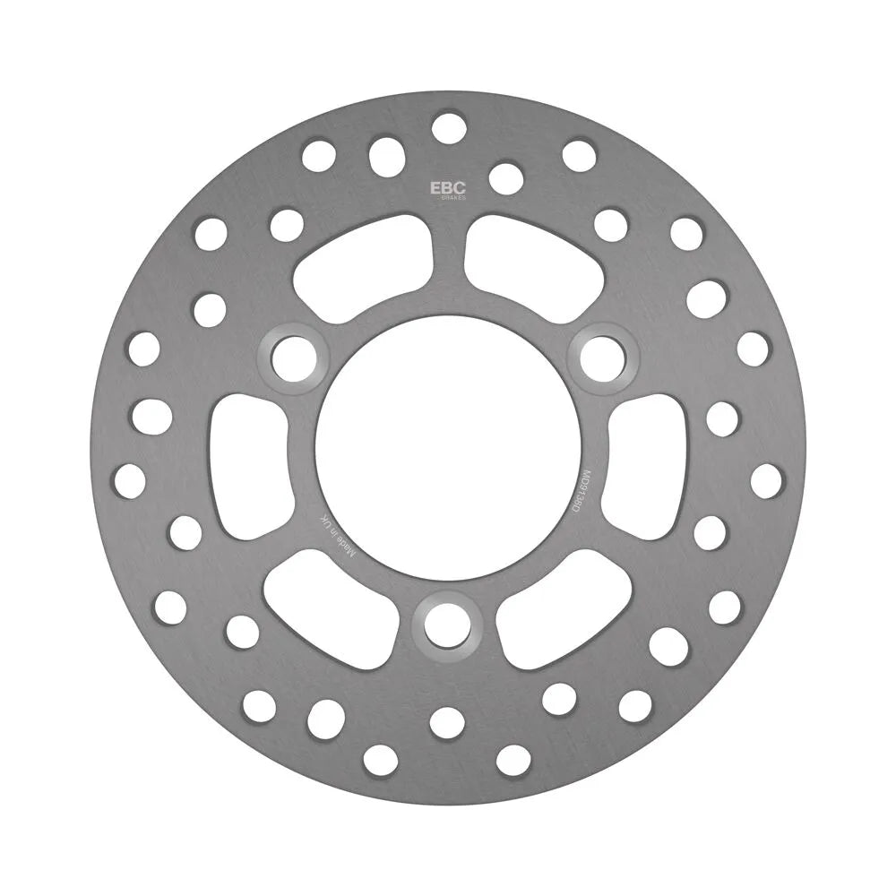 Ebc Round D-series Scooter Brake Rotor - Fixed, Drilled - Front
