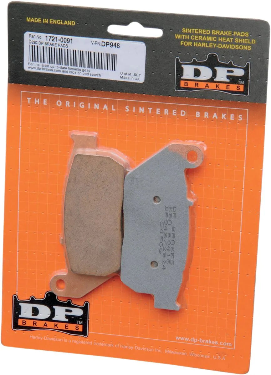 Dp Brakes Sintered Metal Brake Pads For Harley/buell - Front