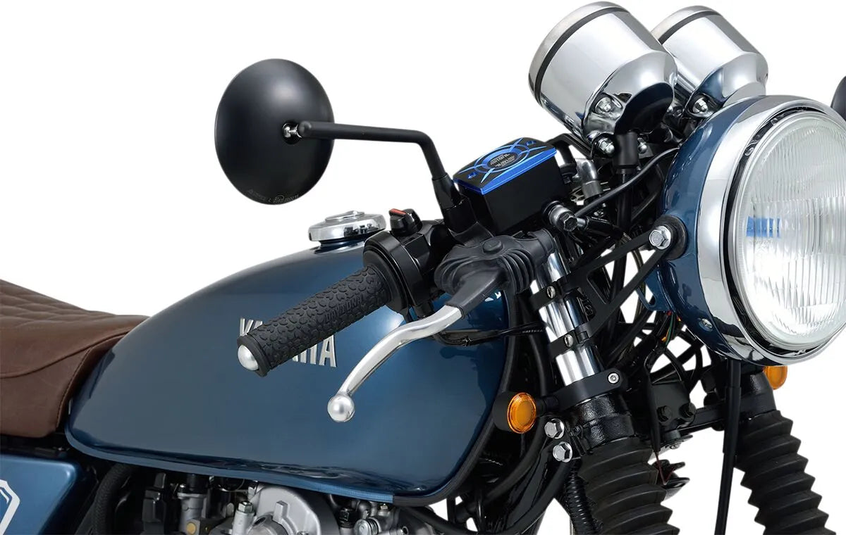 Daytona Steel Abs Mirror - Black, Ece-approved