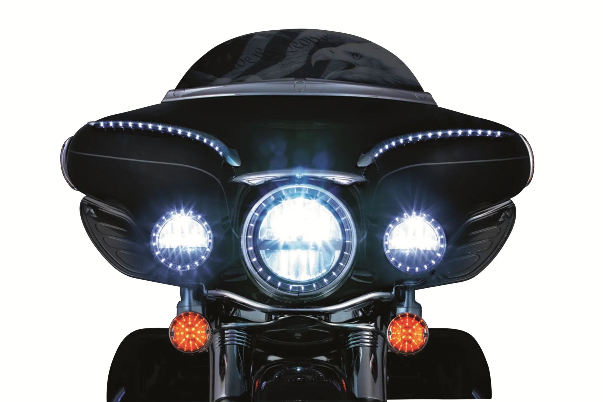 Kuryakyn Led Halo Headlight Trim Rings