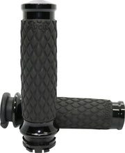 Avon Grips Diamond Contour Grips - Black Anodized
