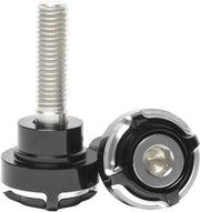 Rsd Handlebar End Kit - Black Raw Aluminum