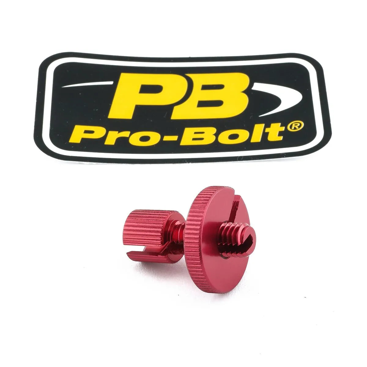 Pro Bolt Aluminium Cable Adjuster - Red