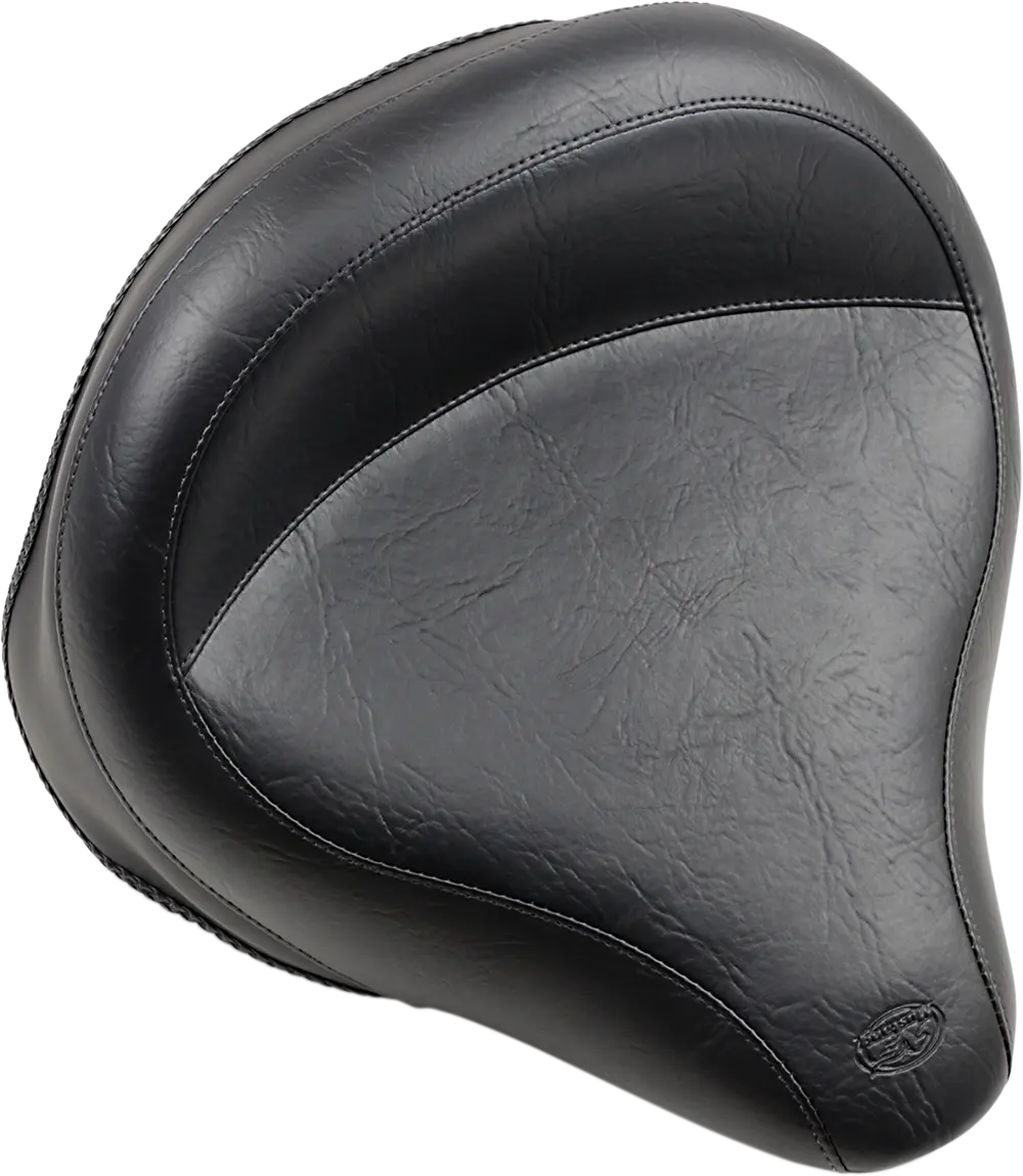 Mustang Wide Vintage Solo Seat - For Harley Davidson